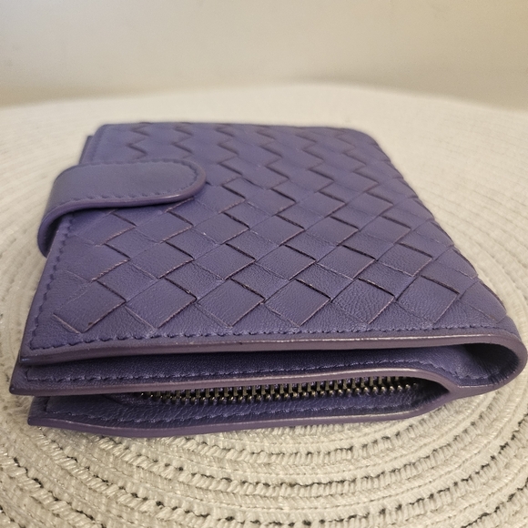 Bottega Veneta Intrecciato Snap Wallet – Purple - Picture 6 of 12